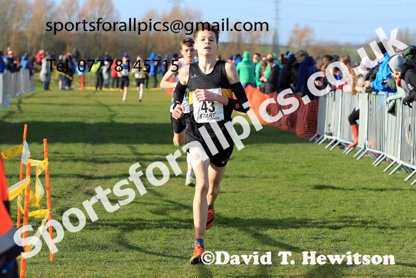 Mens under-17s 2022 Northern Cross Country Champs., Pontefract. Photo: David T. Hewitson/Sports for All Pics